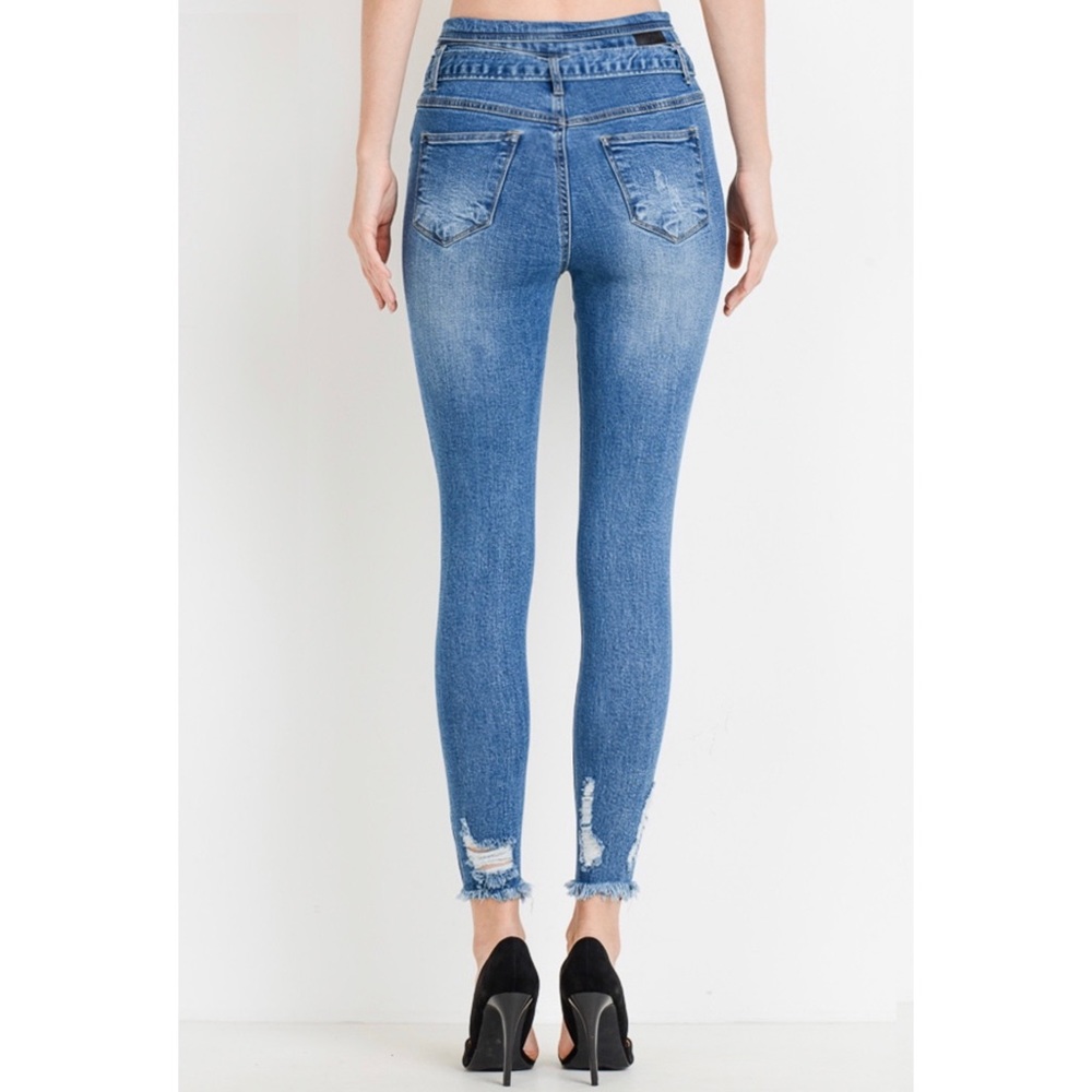 🌹NEW - BASANTI Jeans in Blue & Black - Picture 6 of 6